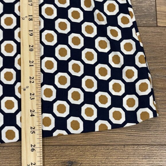 Theory Top Womens‎ Small Silk Geometric Sleeveless Blouse Stretch Scoop Neck - Picture 12 of 12